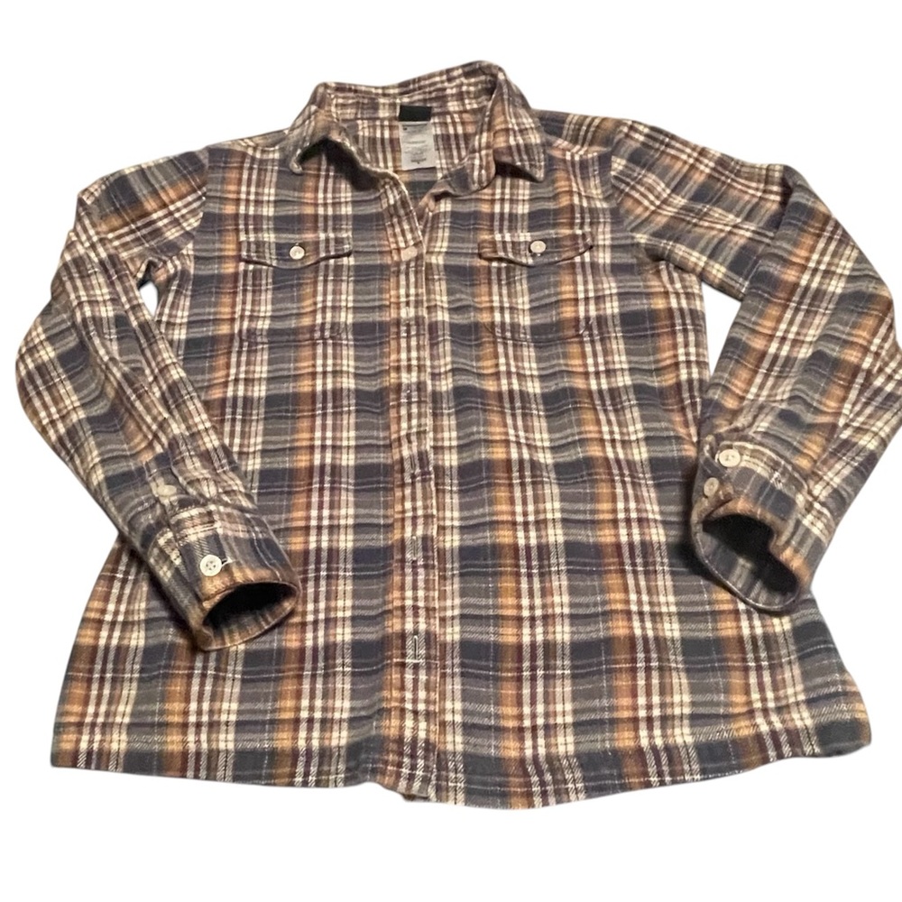 Patagonia Plaid Flannel Long Sleeve Button Down Western Cowgirl Rodeo Boho